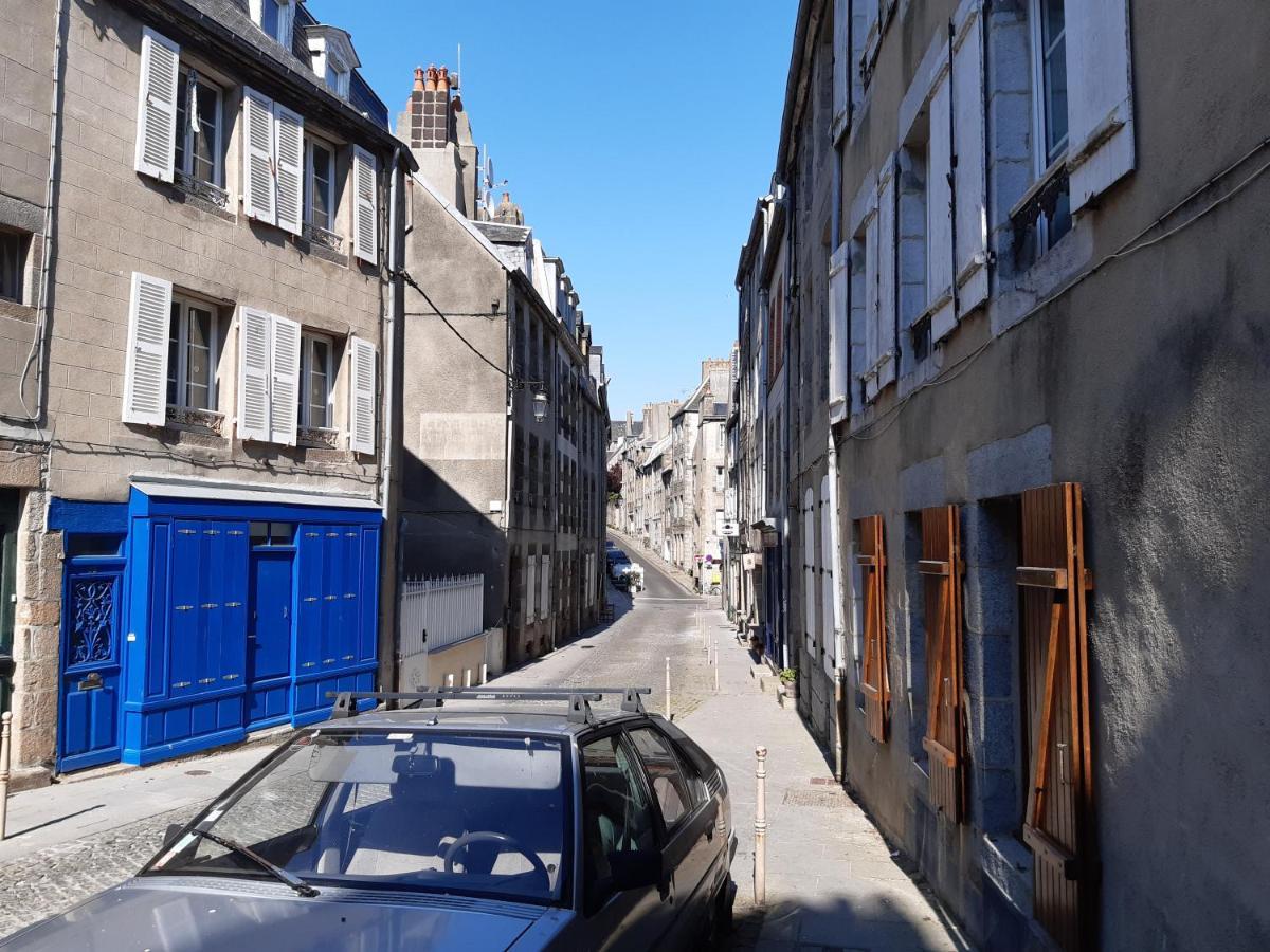 Appartement Haute Ville Meuble Avec Cour Privative Granville Ngoại thất bức ảnh
